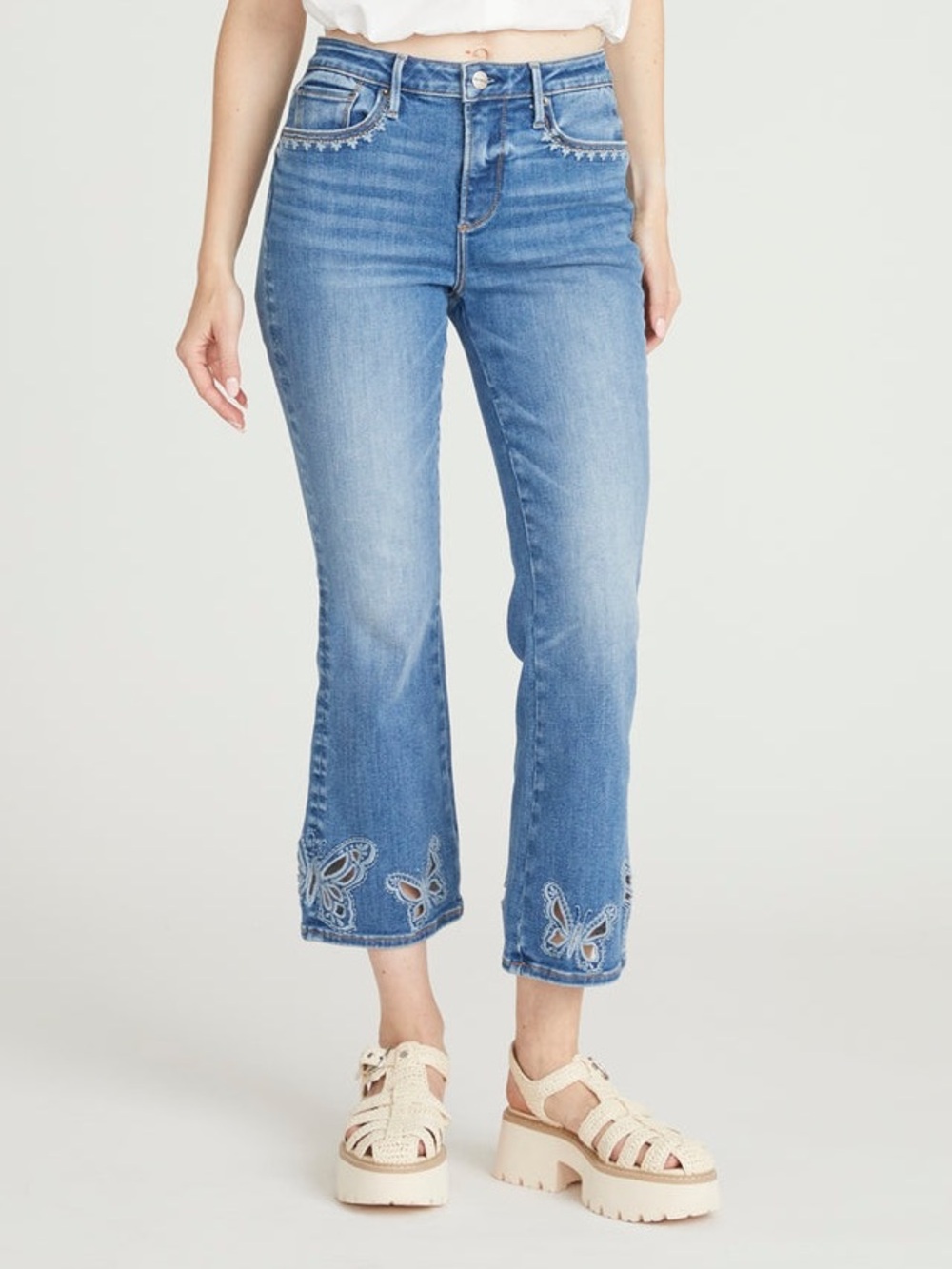 Driftwood Roxy Crop Boot - Framed Flutters Jeans size 26